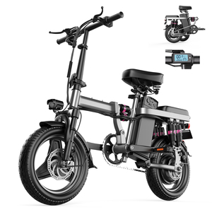 <span class=keywords><strong>Vélo</strong></span> électrique pliable KLEIN 500W 48V 15AH avec batterie au lithium pour adultes, style mini, moteur roue arrière, pneus larges, <span class=keywords><strong>porte</strong></span>-bagages arrière - Product Image 1