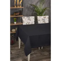 Nappe de table rectangulaire en coton imprimé, grand format, imperméable, anti-adhésive, résistante aux liquides et sans plis, dimensions 160x220
