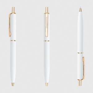 Stylo bille promotionnel en métal mat à action clic, avec pointe à bille uniforme et logo, idéal pour hôtels, hôpitaux et entreprises - Product Image 5