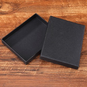 Custom Matte Black Small Rigid Paper Cardboard Gift Packaging Folding <b>Box</b> for Gift <b>Packing</b> - Product Image 2