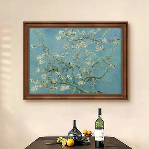 Peinture à l'huile faite à la main, peinture texturée, art sur toile, peinture de paysage, arbre en fleurs de printemps pour la maison et la galerie - Product Image 4