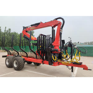 Dibo Atv-remolque de madera con grúa, excavadora hidráulica giratoria de alta calidad, agarre de madera, grapadora telescópica - Product Image 4