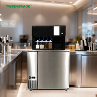 Machine à thé au lait autonome intégrée avec système intelligent de contrôle à distance, distributeur de thé Boba et écran tactile Kegerator