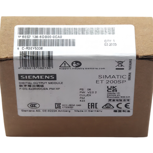 6ES7136-6DB00-0CA0 SONGWEI Nouveau et Original Module d'E/S SIEMENS PLC SIMATIC S7 ET 200SP Module de sortie numérique <span class=keywords><strong>6ES71366DB000CA0</strong></span> - Product Image 2