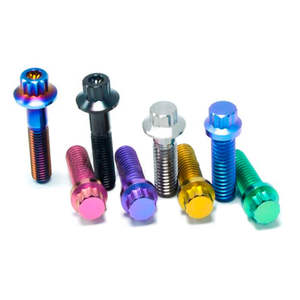 BRT Precio de fábrica M7x32mm M8x25mm GRADO 5 <span class=keywords><strong>Tornillos</strong></span> de perno de llanta dividida de titanio <span class=keywords><strong>para</strong></span> rueda <span class=keywords><strong>BBS</strong></span> RS - Product Image 4