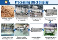 Ligne de production automatique d'aliments pour animaux Machine de production d'aliments pour poissons, chats et chiens Usine d'alimentation de volaille pour bovins, poulets et porcs