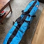 Échantillon gratuit Sac de snowboard imperméable Convient pour 2 pièces de ski et de bottes Sac de ski rembourré avec roulettes pour les voyages en avion avec sangle - Product Image 6