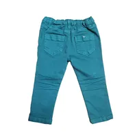 Baby junge blau schwarz jeans mit hoher taille enge taille 3D whiskle für jungen kinder 2-8 jahr