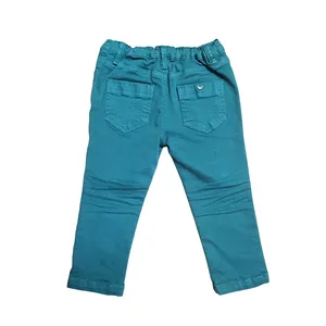 Vendita all'ingrosso dei jeans dei capretti del ragazzo 6 12 mesi-Baby boy blu jeans neri con vita alta vita stretta 3D whiskle per i ragazzi i bambini 2-8 anni