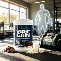 Polvo para Aumentar de Peso, Proteína de Suero, Soporte Muscular, Alto Contenido de Proteínas, Suplemento de Nutrición Deportiva, OEM, Marca Privada, Venta al Por Mayor, Personalizado