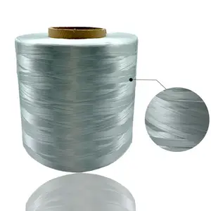 Benang kaca berlapis PU untuk produksi kabel optik serat kaca kekuatan batang anggota kabel serat optik bahan baku serat kaca