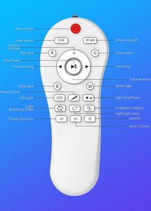 Projecteur de galaxie <span class=keywords><strong>astronaute</strong></span> fusée 3ème génération avec télécommande et haut-parleur Bluetooth, lumières pour enfants pour chambre à coucher pour Noël - Product Image 4