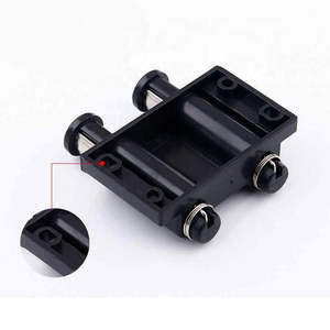 ABS Plastic Modern Magnet <b>Cabinet</b> Door Catch Touch Latch Self-Adhesive Hospital Apartment Kitchen Living Room Outdoor/Exterior - Product Image 4