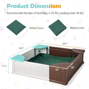 <span class=keywords><strong>Bac</strong></span> à <span class=keywords><strong>sable</strong></span> intérieur extérieur en <span class=keywords><strong>plastique</strong></span> Beast Price <span class=keywords><strong>bac</strong></span> à <span class=keywords><strong>sable</strong></span> pour enfants avec sièges à 4 coins - Product Image 1