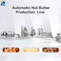 Zuid-Afrika Commerciële Maker Plant Automatische Brander Grinder Cashew Hazelnoot Pindakaas Maken Machine Productielijn