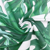 Serviette de plage et de bain d'été douce à séchage rapide, motif feuilles imprimées, écologique, anti-adhérente au sable, en microfibre ultra-fine, vente en gros transfrontalière