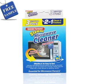 Formula Khusus 2 In 1 Membersihkan & Menyegarkan Uap Microwave Oven Cleaner