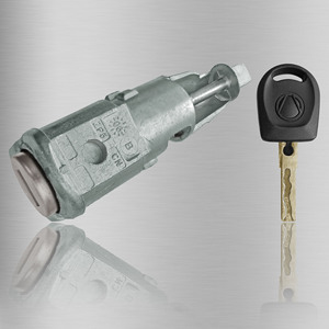 กระบอกล็อคประตู Skoda รุ่น DZ104M2 รหัสอะไหล่แท้ 6Y0898167E สำหรับ Octavia อะไหล่ทดแทน - Product Image 1