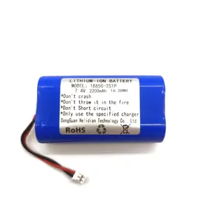 KC 리 18650 7.4v 22000 mah 리튬 이온 배터리 18650 2200mah 7.4wh 리튬 전기/리튬 이온 배터리 18650