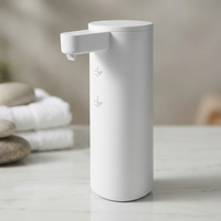 Distributeur automatique de savon mousse à induction USB 270 ml, mural, pour salle de bain et cuisine, distributeur de savon liquide sans contact