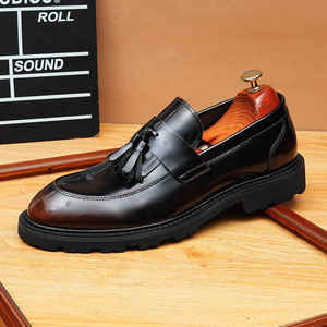 Zapatillas de Moda de Cuero 2026 para Hombre, Venta al por Mayor, Talla Grande 46, Suela Gruesa, Zapatos Oxford de Vestir de Alta Calidad para Hombre - Product Image 6