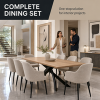 Table de cuisine rectangulaire peu encombrante avec pieds croisés en métal robuste et finition imitation bois, acceptant les personnalisations dans tous les styles