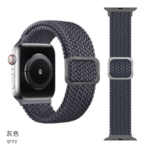 ShanHai 2020 geflochtener Solo-Schleife Nylon Stoffband für Apple Watch Band elastisches Armband für iWatch Series 7 8 Ultra 6 SE 5 4 <span class=keywords><strong>3</strong></span> - Product Image 6