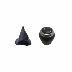 Pomo de palanca de cambios y funda de palanca de cambios larga negra de repuesto para Toyota Corolla 2007-2012 de TR - Product Image 2