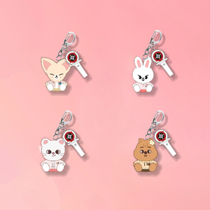 Nuevo Llavero Colgante de Doble Cara de Plástico Acrílico con Diseño de Dibujos Animados Spot Idol, Accesorios para Bolsos, Venta al por Mayor DIY - Product Image 2