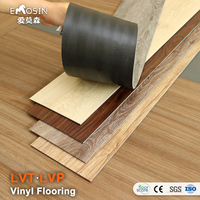 Revêtement de sol en PVC de luxe auto-adhésif, étanche, à pose libre, à coller, à dos sec, à clipser, en dalles de vinyle LVT, épaisseurs 2mm, 4mm, 5mm, 8mm