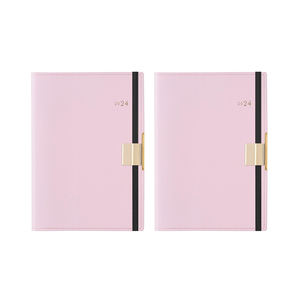 Práctico B6 PVC Notebook Journal 8-11 pulgadas de altura Banda elástica Estudiante Pad Planificador Suministros de oficina para sublimación de cuero - Product Image 6