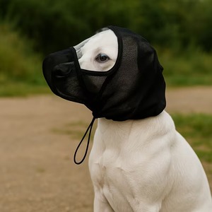Máscara protectora facial para perros, malla transpirable, bozal para perros, uso en todas las estaciones - Product Image 1