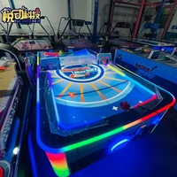 Table de hockey sur air à monnayeur pour 2 joueurs, idéale pour les centres de divertissement familial intérieurs et les salles de jeux d'arcade, avec des matériaux durables - Vente en gros