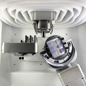 Machine de fraisage CNC à 5 axes pour laboratoire dentaire, <span class=keywords><strong>dentiste</strong></span>, CAD CAM, PMMA, Peek, verre céramique, zircone, bloc de titane, disque de titane, fraisage humide et sec - Product Image 6
