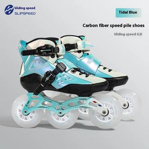 Профессиональные скоростные роликовые коньки для мужчин и женщин, детей, обувь G21, из углеродного волокна, скользящая скорость, из полиуретана - Product Image 6