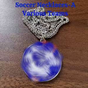 批发青铜镀金金属铸造足球吊坠项链欧洲足球队纪念品篮球造型 - Product Image 2