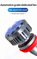 Bombillas de faro Led para coche, luces de haz Alto y Bajo, H4, H7, H11, H4, iluminación para Moto