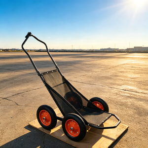 <span class=keywords><strong>Remorque</strong></span> de vélo tout-terrain en métal à quatre roues, capacité 1100 lb, pliable, chariot utilitaire robuste, camping en plein air, expédition - Product Image 2
