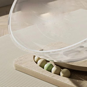 Casa transparente para gatos, muebles para gatos de espacio pequeño, <span class=keywords><strong>cama</strong></span> de cápsula para mascotas antiarañazos, <span class=keywords><strong>nido</strong></span> de cápsula espacial con patrón sólido - Product Image 5