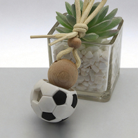 Bouteille vide de diffuseur d'arômes pour voiture, souvenir de football 2026, décoration créative sphérique pour rétroviseur intérieur