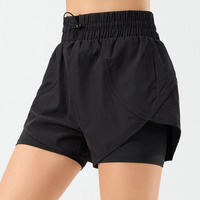 Shorts de sport anti-frottement pour femmes, nouvelle collection, séchage rapide, avec cordon de serrage, coupe ample, pour marathon, gym, yoga
