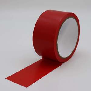 Ruban de signalisation de sol en PVC simple face noir et jaune, autocollant sensible à la pression pour cour, bande de signalisation de passage piétonnier, modèle de ruban de précaution - Product Image 3