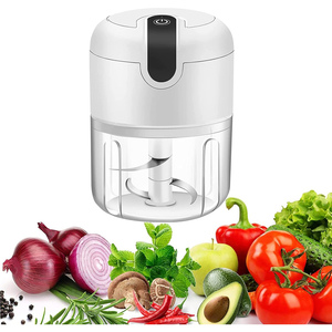 Multi-Functional Manual Garlic Blender Portable Vegetable Chopper Mini Food Processor Rechargeable Kitchen Use - Product Image 1