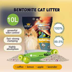 Nouvelle Arrivée Litière pour Chat en Bentonite Sphérique Broyée 10 L – Bentoïte en Vente - Product Image 1