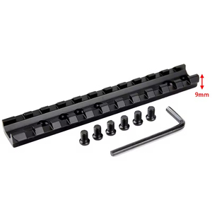 Support universel en alliage d'aluminium CNC pour appareil photo et jumelles - Optique 11-20 mm, base 125 mm, noir, durable - Product Image 4