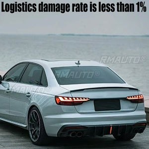 Alerón Trasero para Audi B9 A4 S4 Sedán 2016-2024, Carcasa de Alerón Trasero Brillante en Negro ABS, Divisor de Techo Trasero, Accesorios para Automóviles, Tuning - Product Image 2