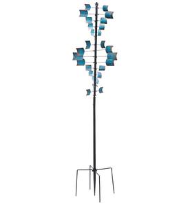 Tourne-vent rectangulaire en fer forgé Ronry pour extérieur - Résistant aux intempéries, <span class=keywords><strong>design</strong></span> Art Déco autoportant pour la décoration de jardin et de maison - Product Image 2