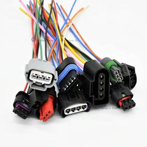 Tùy Chỉnh 2-Pin Tự Động Ánh Sáng Ổ Cắm Hệ Thống Dây Điện Khai Thác Cong Bóng Đèn Ổ Cắm Bím Tóc Cho Xe Đuôi Đèn & Headlights-H1 H11 H16 <span class=keywords><strong>H7</strong></span> Hb4 & H4 - Product Image 5