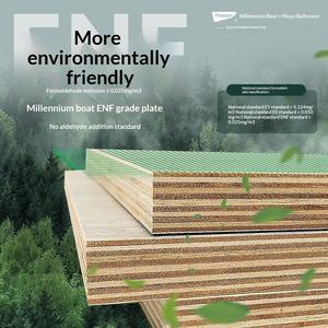 Meuble de salle de bain suspendu personnalisé en travertin avec vasque intégrée rectangulaire sans joint, <span class=keywords><strong>lavabo</strong></span> et toilettes - Product Image 2