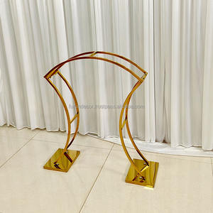 Furun Wedding Cake Stands Plinthe en acier inoxydable Piédestal Cylindre Dessert Table pour événement Party Decor - Product Image 3